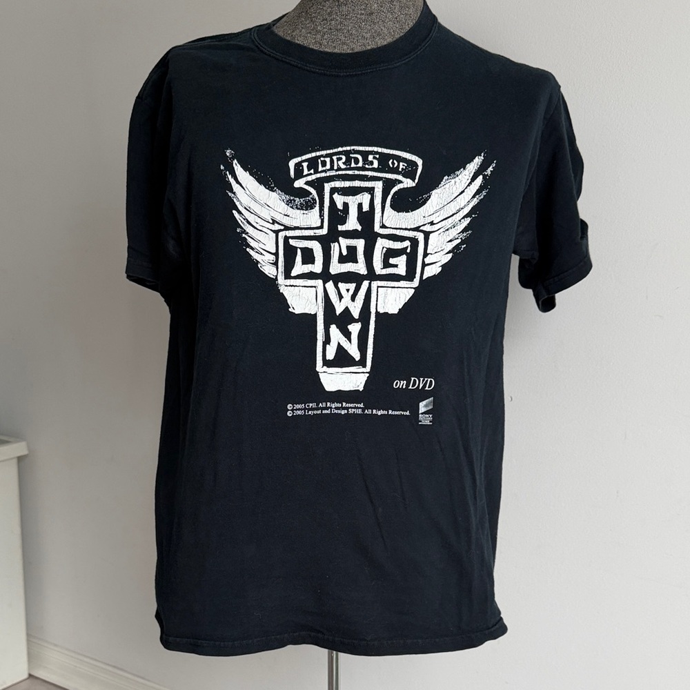 Rare Lord Of Dogtown DVD Release 2005 Black Graphic T-Shirt